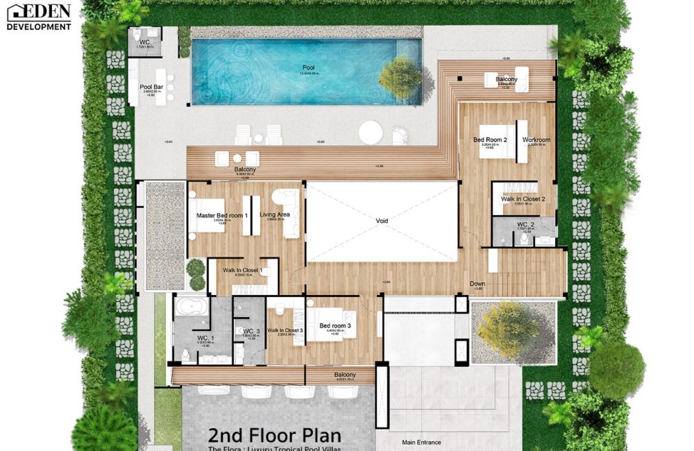 The Flora | Luxury Pool Villas24 Large